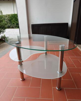 tavolino da salotto in vetro