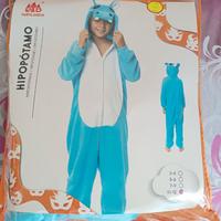 Costume hipopotamo carnevale 10-12 anni