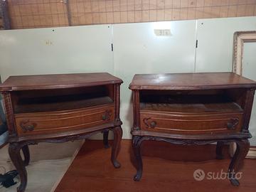 coppia comodini d epoca