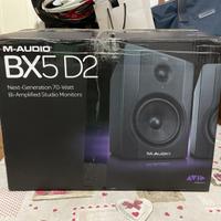 M-AUDIO BX5 D2 casse audio monitor studio