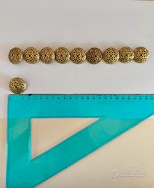 Bottoni vintage oro antichizzati