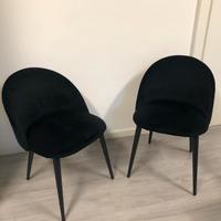 Coppia Poltroncine in velluto