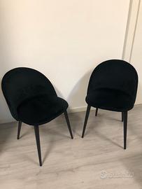 Coppia Poltroncine in velluto