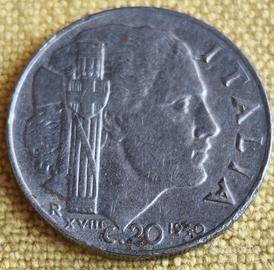 Moneta da 20 Centesimi del 1940
