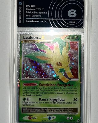 Leafeon LV.X (MD 99) Ai grading 6