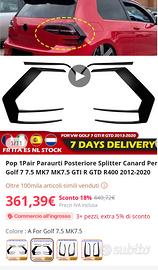 Profili fari posteriori Golf 7