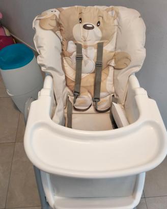 Seggiolone + mangiapannolini