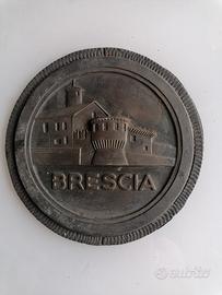 Placca vintage Castello di Brescia 