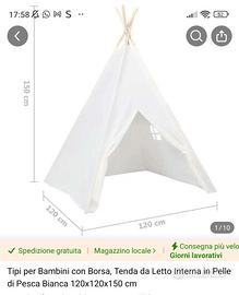 Tenda bambini nuova