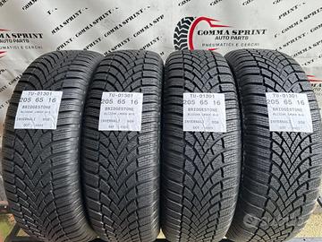 4 PNEUMATICI 205/65 R16 BRIDGESTONE INVERNALI KM0