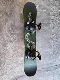 Burton Descendant 155 cm Snowboard +Attacchi Nitro
