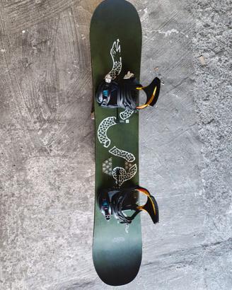 Burton Descendant 155 cm Snowboard +Attacchi Nitro