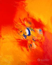 Quadro in acrilico su tela con telaio