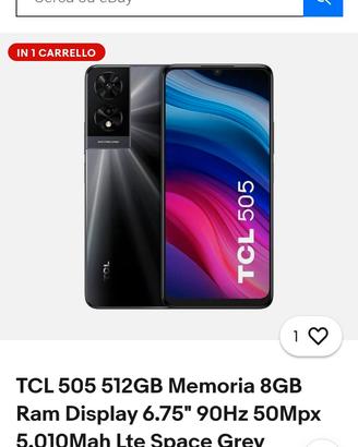 Smartphone Android TCL nuovo