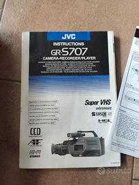 Jvc camera recorder player gr-s707