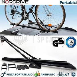 PORTABICI da Tetto Auto con Antifurto Omologato