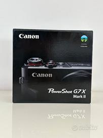 📷 Canon PowerShot G7X Mark II – NUOVA, mai usata