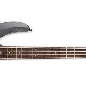 LTD B-204SM SEE THRU BLCK SATIN- BASSO 4 CORDE LTD