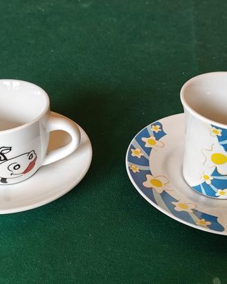 2 Tazzine originali vintage mug La prova del cuoco