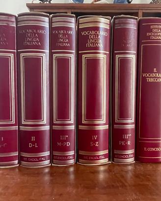 Vocabolario Treccani-5 volumi+Il Conciso ED.1986