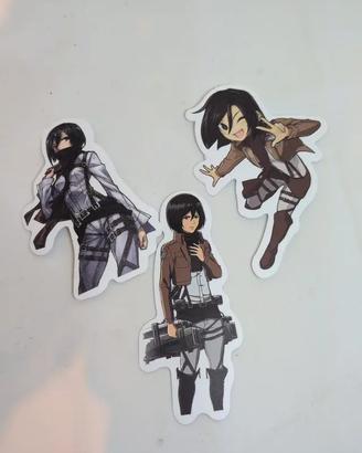 stickers Attack On Titan (Mikasa)
