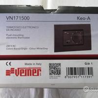 Cronotermostato vemer bianco o nero x scatola 503