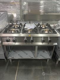 CUCINA A GAS SERIE 700 - 6 FUOCHI