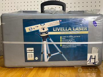 Livella laser 400 mm con accessori