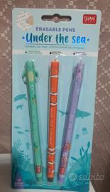 Set Penne cancellabili Legami Under the sea