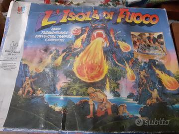 Accessori gioco Isola di Fuoco MB vintage 1980
