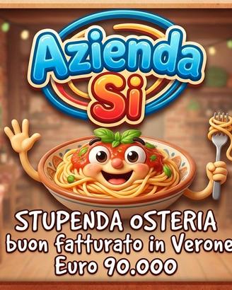 osteria bar in veronetta fatturato oltre 300 mila-