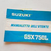 Suzuki GSX 750 L 1980 manuale uso manutenzione