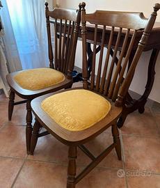 Coppia sedie vintage