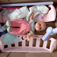 Bambola NEBUCO e lettino