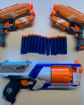 Nerf - 3 pistole giocattolo