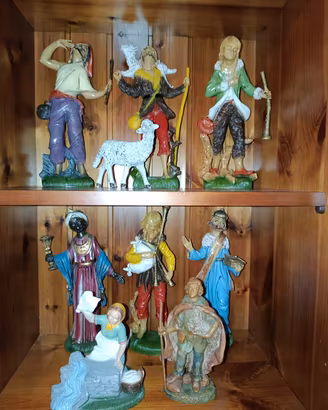 Statue presepe + Natività completa 