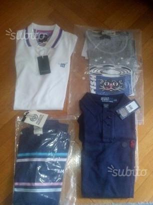Stock polo t-shirt originali di marca dsquared etc
