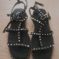 Sandalo in pelle e borchie ASH n 38 