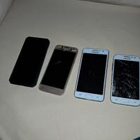 4 smartphone Samsung Galaxy per ricambi 
