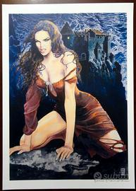 Milo Manara - "Dolomiti" - Firmato in Originale