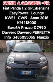 Euro6A Anno 2018 Km118000 Fiat Panda 1200 GPL 