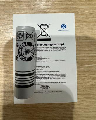 BATTERIA  SPAZZOLINO ELETTRICO DEPILATORE ECC