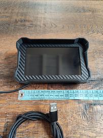 Dashboard Simracing 5″ Touchscreen USB PC Carbonio