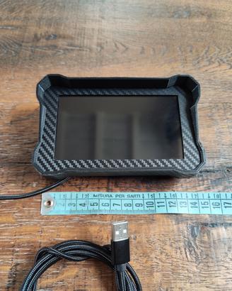 Dashboard Simracing 5″ Touchscreen USB PC Carbonio