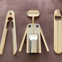 Set cavatappi apribottiglie schiaccianoci