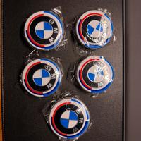 Badge loghi BMW 50th anniversary 4x68mm e 1x74mm