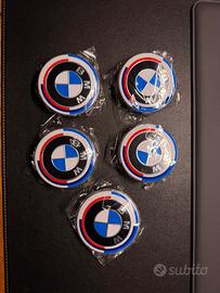 Badge loghi BMW 50th anniversary 4x68mm e 1x74mm