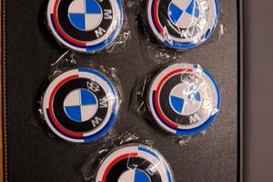 Badge loghi BMW 50th anniversary 4x68mm e 1x74mm