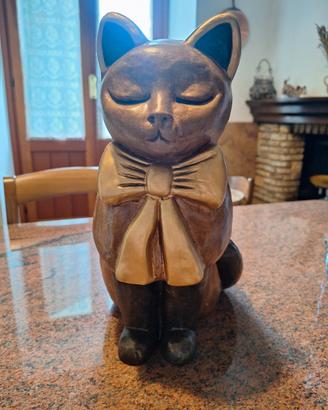 Thun gatto grande Leonardo marrone h32