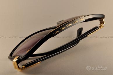 Cazal 8037 col. 001 nero e oro NUOVO mai usato